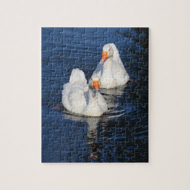 Two Emden Geese II Jigsaw Puzzle (Vertical)