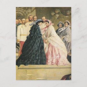 Two empresses meet (SISSI & CHARLOTTE) #076H Postcard