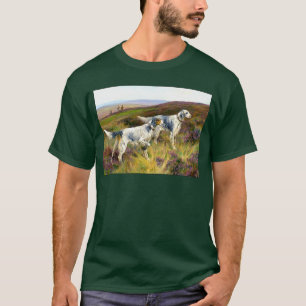 Two English Setters in a Field - Arthur Wardle T-Shirt
