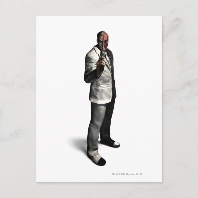 Two-Face Color Postcard (Front)