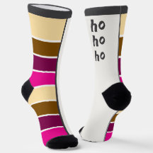Two Face Socks, Text and Stripes