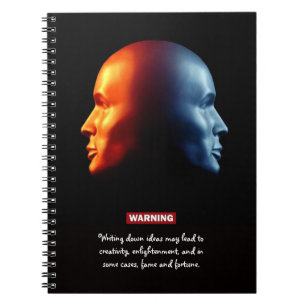 Two-Faced Janus Head Notebook