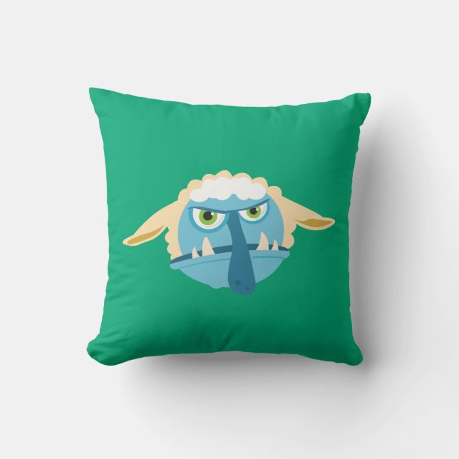 two-faced troll cushion (Front)