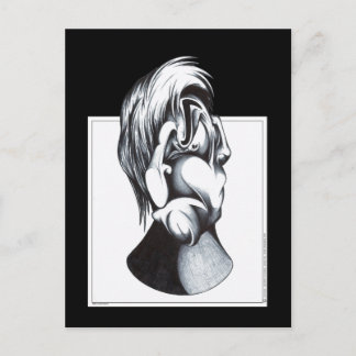 Two Faces of Grief Postcard