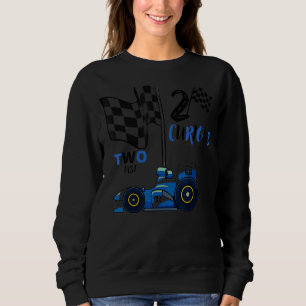 Two Fast 2 Curious Race Car Driver Decorations 2nd Sweatshirt