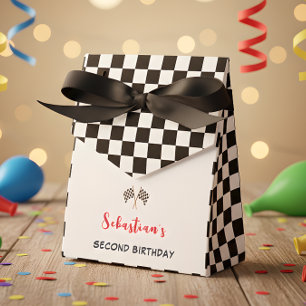 Two fast 2 curious second kids birthday favour box