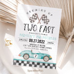 TWO Fast Birthday Invitation Race Car 2nd Birthday<br><div class="desc">TWO Fast Birthday Invitation Race Car 2nd Birthday Invite Racing Car Vintage Racecar All products in this store are copyright SpaceBeeFunParty © All SpaceBeeFunParty products are for PERSONAL USE only! It is STRONGLY FORBIDDEN! commercial use, sale, donation, uploading to third-party sites, altering, distorting colours, extracting elements, or altering any of...</div>