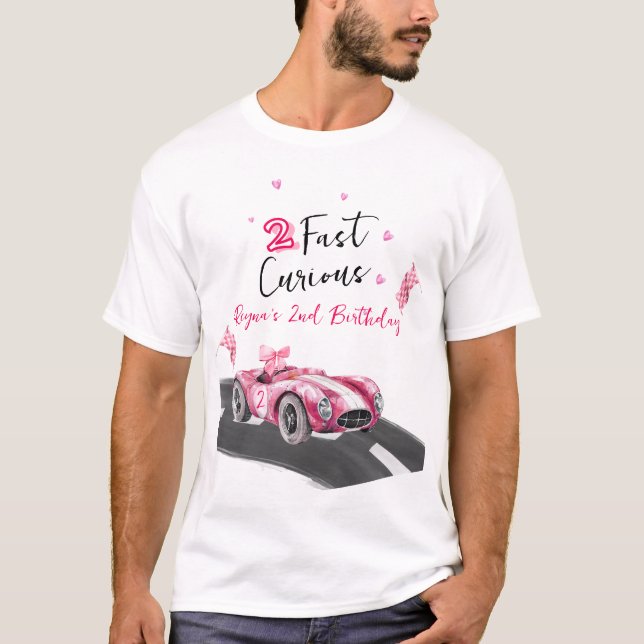 Two Fast Curious Birthday Parent's T-Shirt (Front)