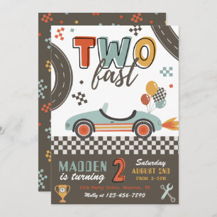 TWO Fast Invitation   Racing Invitation