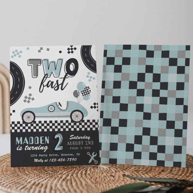 TWO Fast Invitation | Racing Invitation (Creator Uploaded)