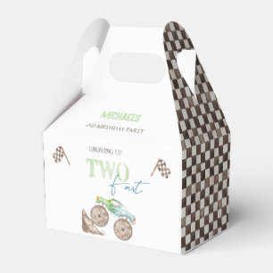 TWO Fast Monster Truck Birthday Favour Box