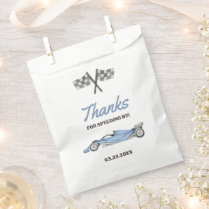 Two Fast Race Car 2nd Boy's Birthday Party Favour Bag