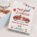 Two Fast Red Race Car 2nd Birthday Party Invitation<br><div class="desc">Two Fast Red Race Car 2nd Birthday Party Invitation
All designs are © PIXEL PERFECTION PARTY LTD</div>
