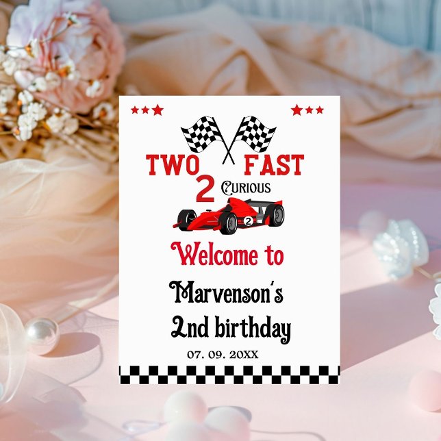Two fast  welcome  sign 2nd girl birthday party (Creator Uploaded)