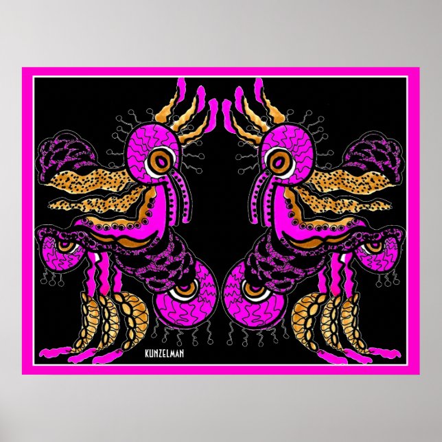 TWO FEATHERED FRIENDS POSTER (Front)