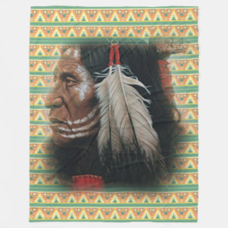 Two Feathers Fleece Blanket