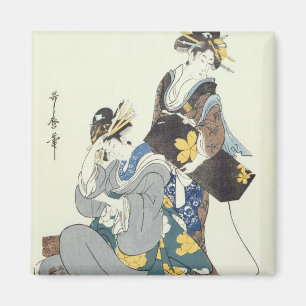 Two Female Figures Magnet