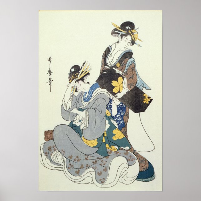 Two Female Figures Poster (Front)