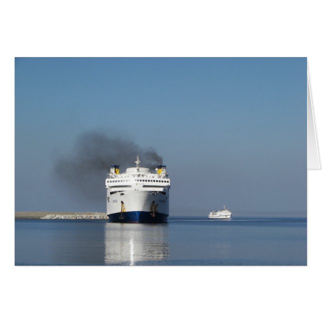 Two Ferries In Greece (Front Horizontal)