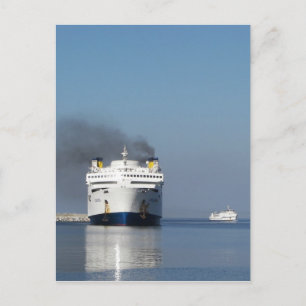 Two Ferries In Greece Postcard
