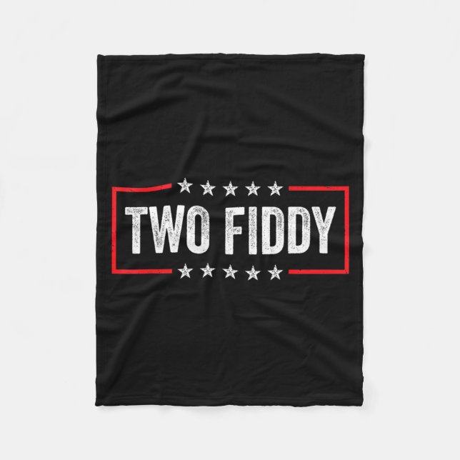 Two Fiddy Aamerica 250 Fleece Blanket (Front)