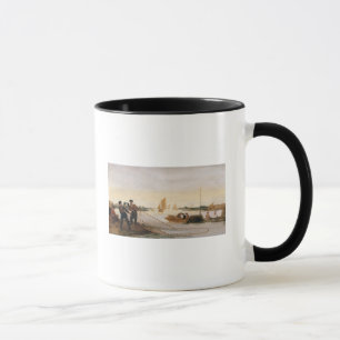 Two Fishermen Pulling in their Nets Mug