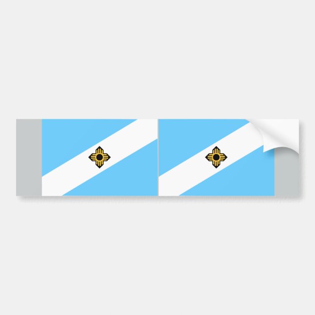 TWO Flags of Madison Bumper Sticker (Front)