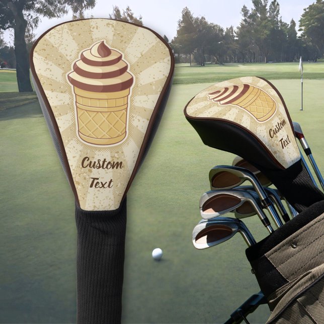 Two Flavours Ice Cream Cup Golf Head Cover (Creator Uploaded)