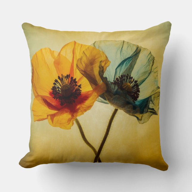 Two Flowers  Cushion (Front)
