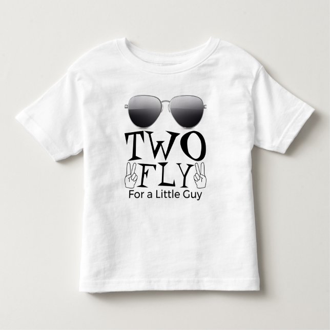 Two Fly for a Little Guy T-Shirt (Front)