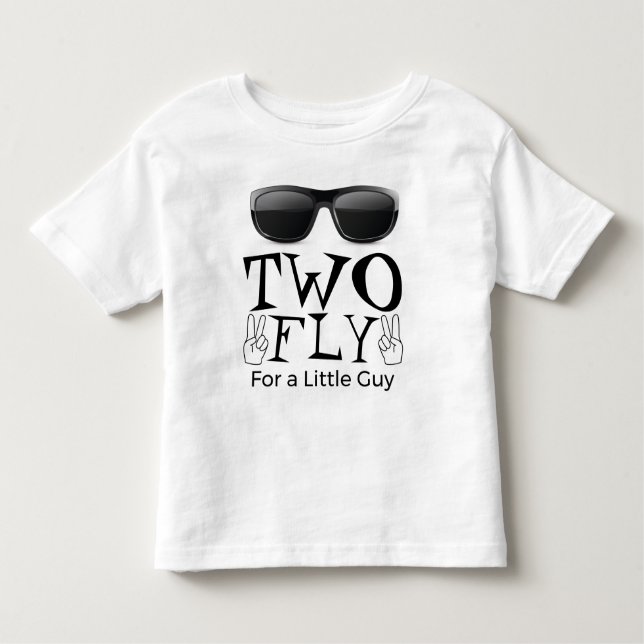 Two Fly for a Little Guy T-Shirt (Front)