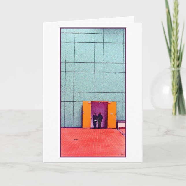 two folks blank greeting card (Front)