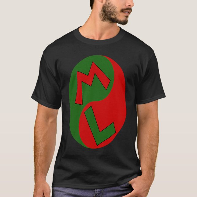 Two Forces Yin Yang Bright T-Shirt (Front)