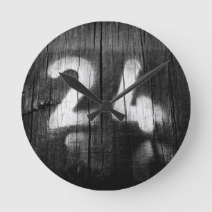 two four post round clock