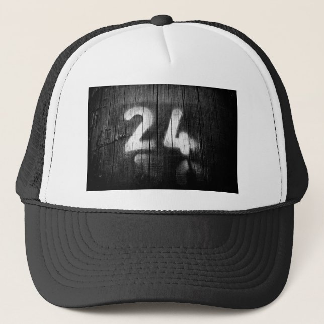 two four post trucker hat (Front)