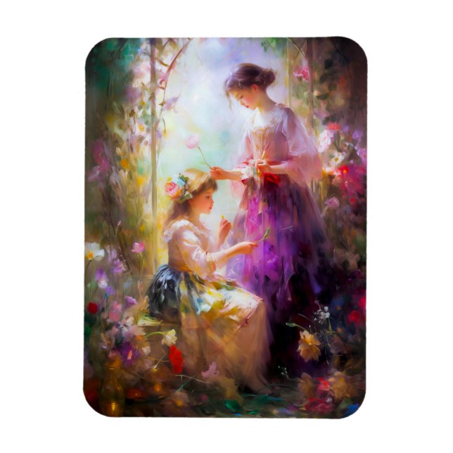 Two Friends  Magnet (Vertical)