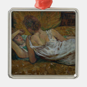 Two friends (pastel) metal tree decoration