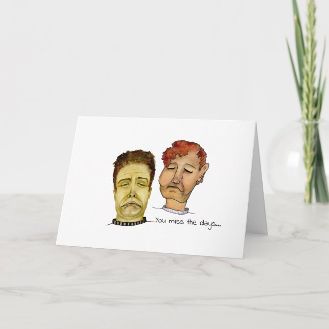 Two Funny Guys Missing the Good Ol Days Card (Front)