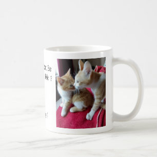 Two Ginger Cats Love , Funny Text, Customisable, Coffee Mug
