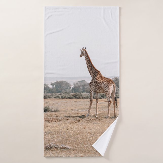 TWO GIRAFFES BATH TOWEL (Bath Towel)