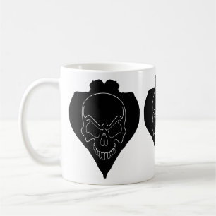 Two Girls And Skull Coffee Mug