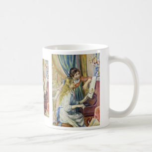 Two Girls At The Piano, By Pierre-Auguste Renoir Coffee Mug