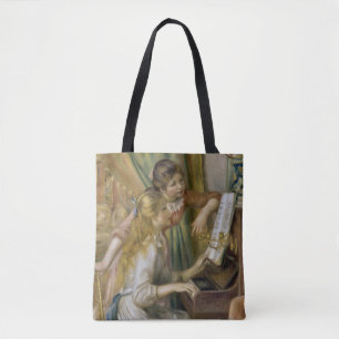Two Girls at the Piano by Renoir Tote Bag