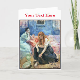 Two Girls (c.1894) by Berthe Morisot Thank You Card