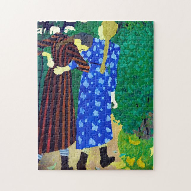 Two Girls, Edouard Vuillard Jigsaw Puzzle (Vertical)