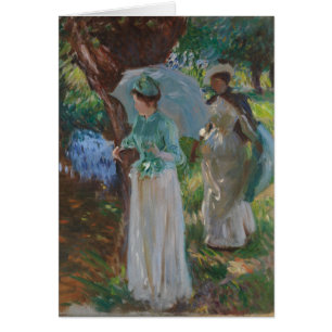 Two Girls with Parasols