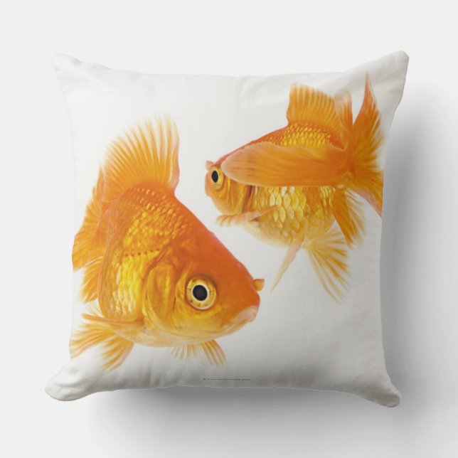 Two Goldfish Crossing Each Other Cushion (Front)