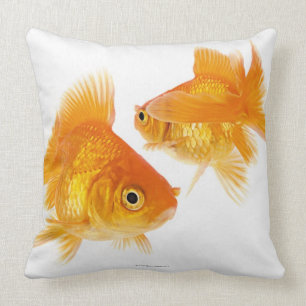 Two Goldfish Crossing Each Other Cushion