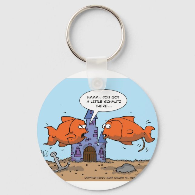 Two Goldfish--Friendship Key Ring (Front)