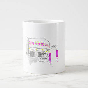 Two Gram Negative Rods Walk Into A Bar Large Coffee Mug